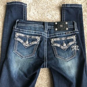 Miss Me Jeans, Size 27, Long Inseam 33”